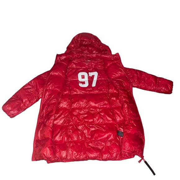 Juicy couture red puffer jacket size large - Picture 4 of 6
